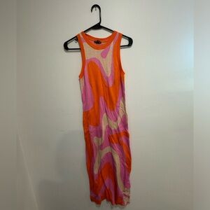 Target, wild fable multi color pink wave dress, size small, never been worn